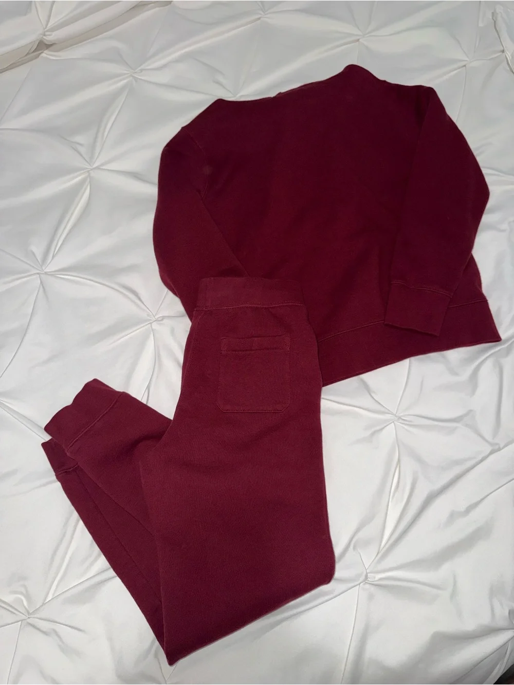 Polo by Ralph Lauren Boys Burgundy Track Jogger Set